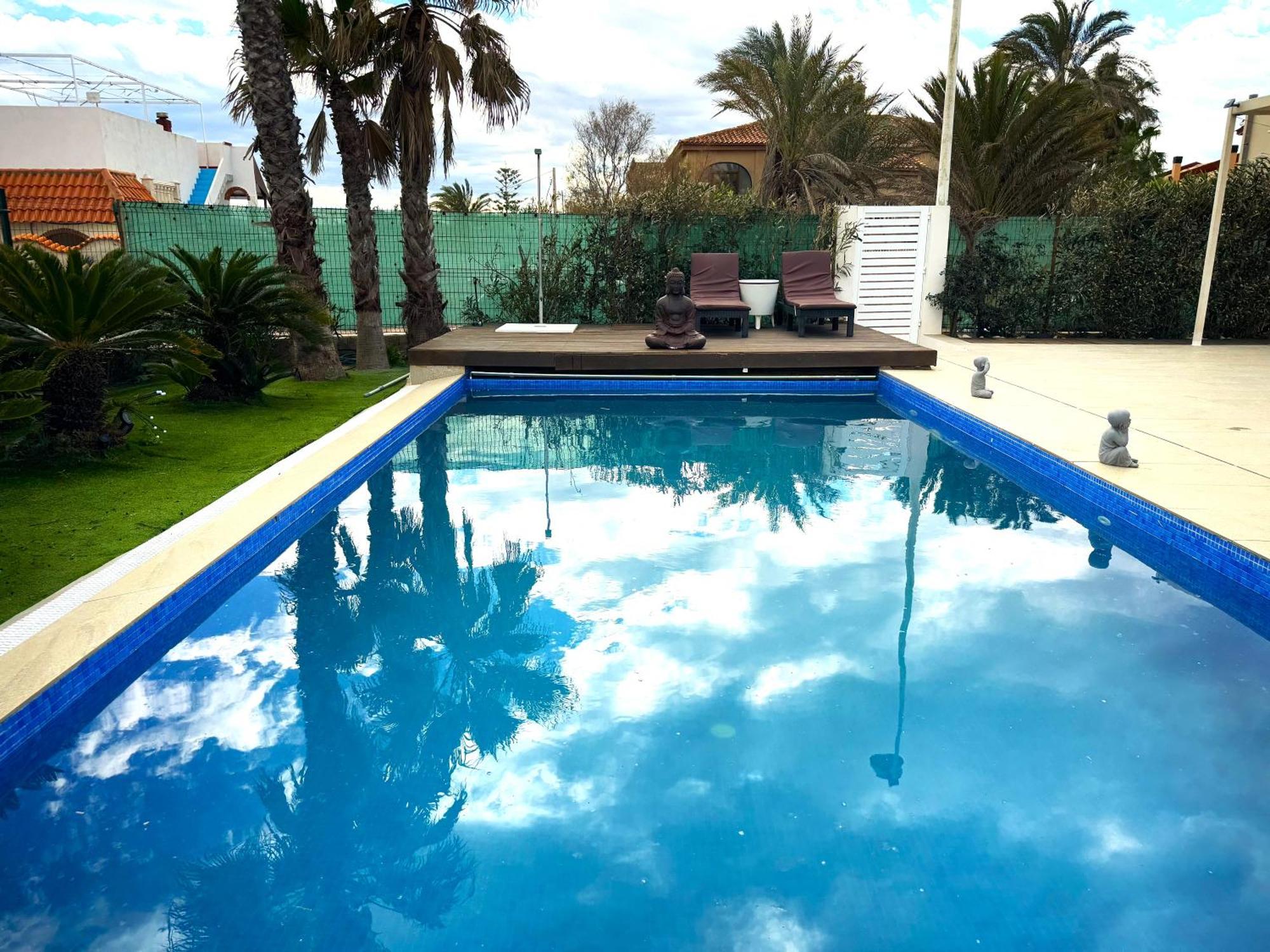クリェラ Casa Del Mar, Piscina Privada Frente Al Marヴィラ エクステリア 写真