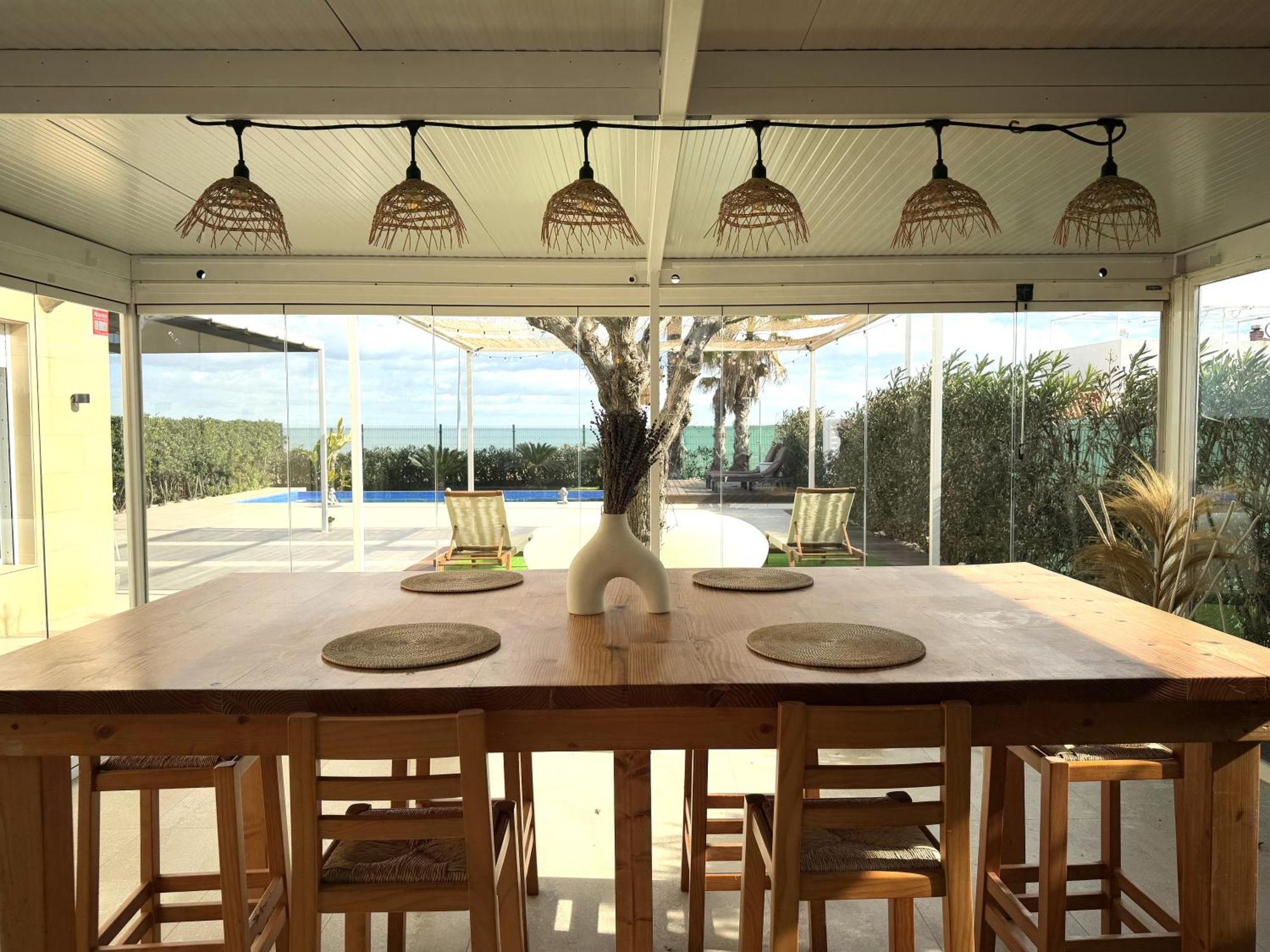 クリェラ Casa Del Mar, Piscina Privada Frente Al Marヴィラ エクステリア 写真